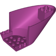 Lego letadlo zadní spodní část 6x10, purpurová (6185300)